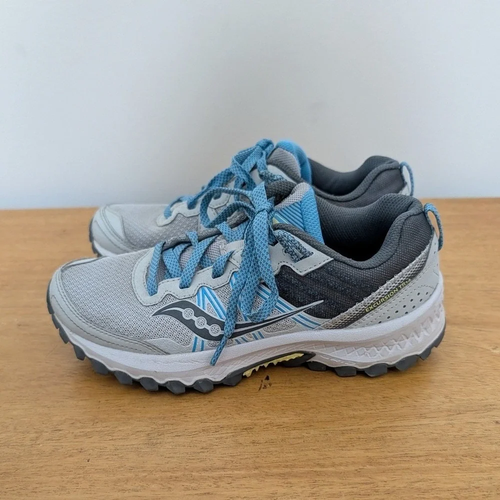 Saucony Excursion TR14 Trail Running‎ Shoes Women 6.5 Grey